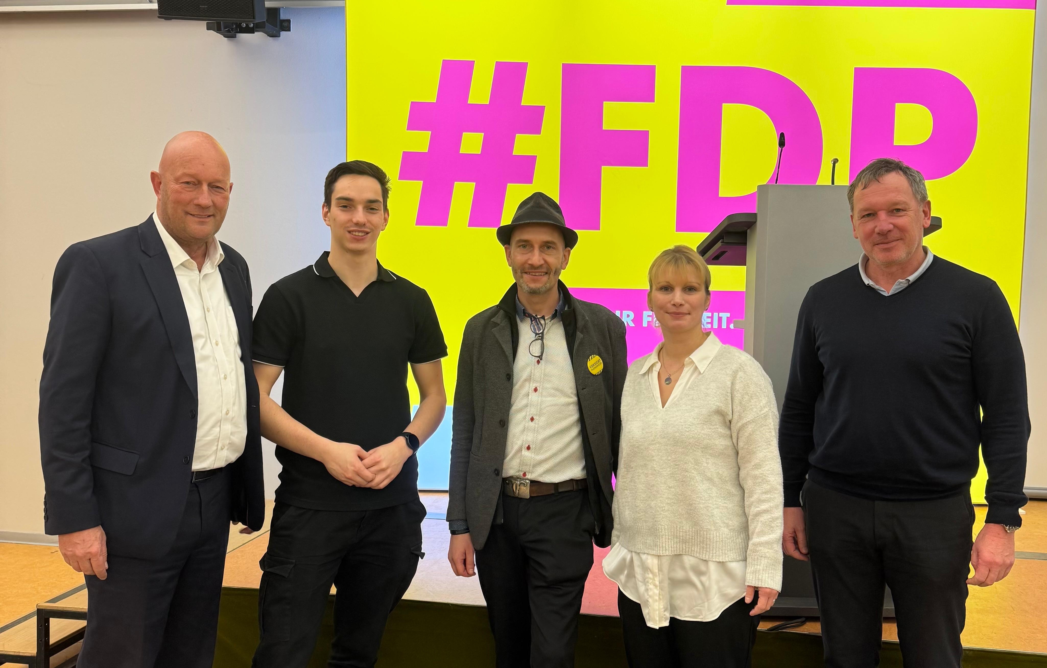 FDP KV Weimar - Thomas L. Kemmerich, Lukas Seyfarth, Steffen Knabe, Lisa Barbara Klaus, Tobias Cyriax