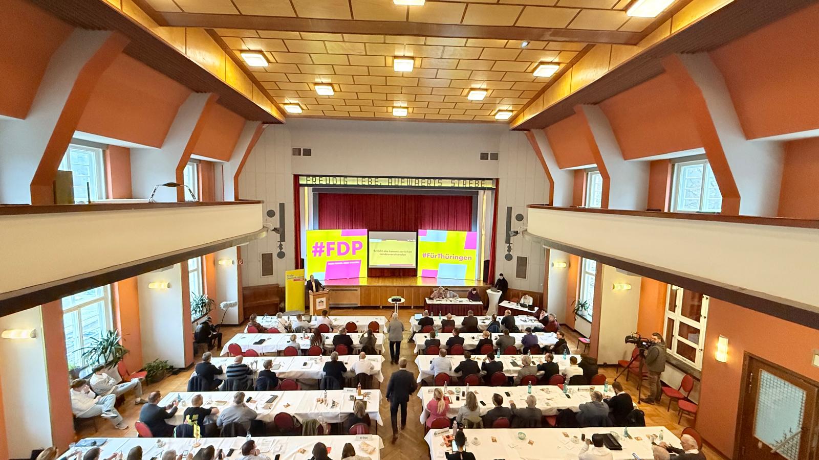 Thüringer FDP im „Haus des Volkes“ in Probstzella