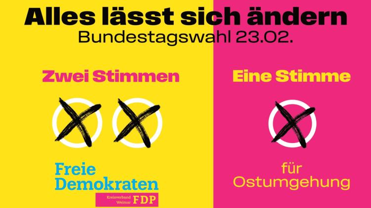 FDP Weimar wirbt für Beteiligung am Bürgervotum zur Ost-Umgehung